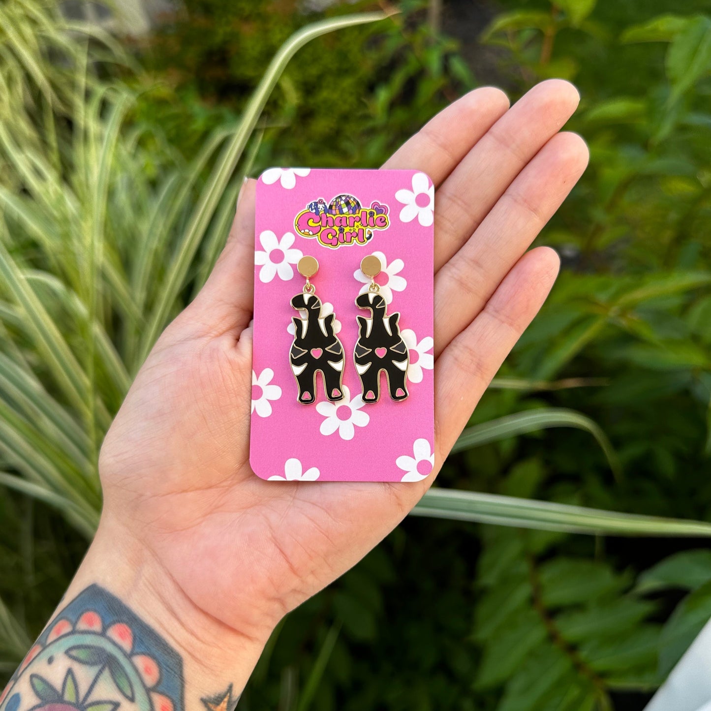 Black Cat Butt Charms