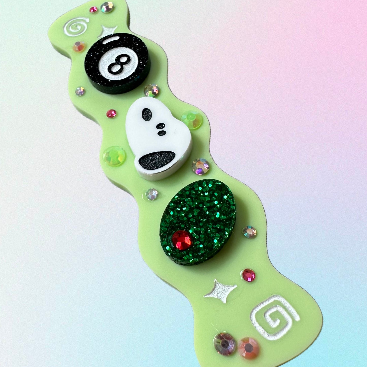 Snoopy Collage Acrylic Hair Clip - Single