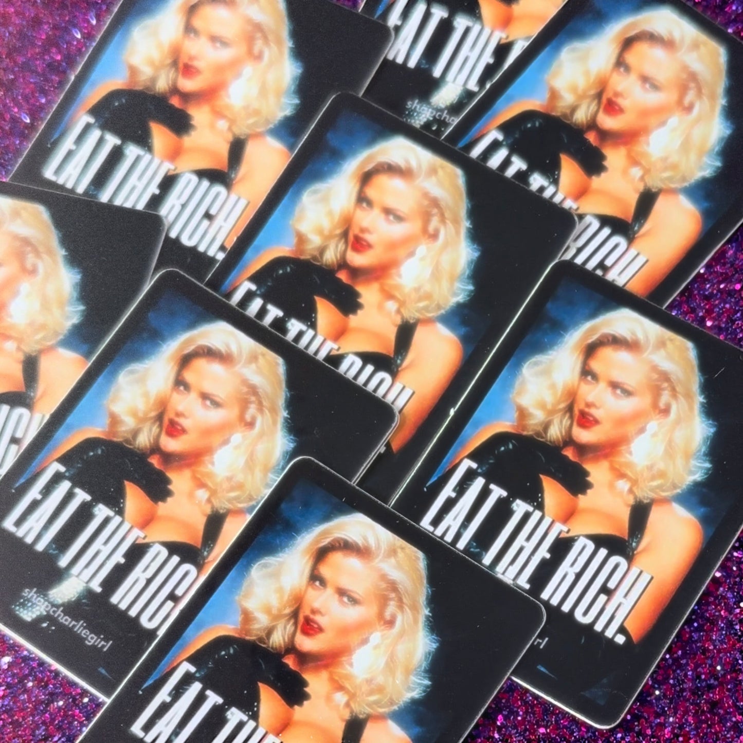Eat The Rich Anna Nicole Sticker