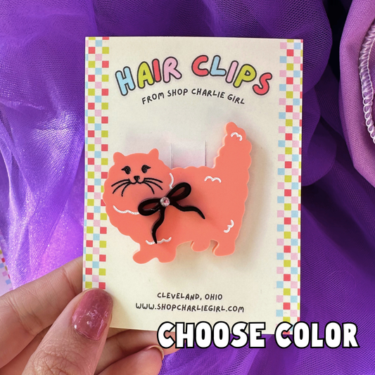 Cat Hair Clip - Choose Color