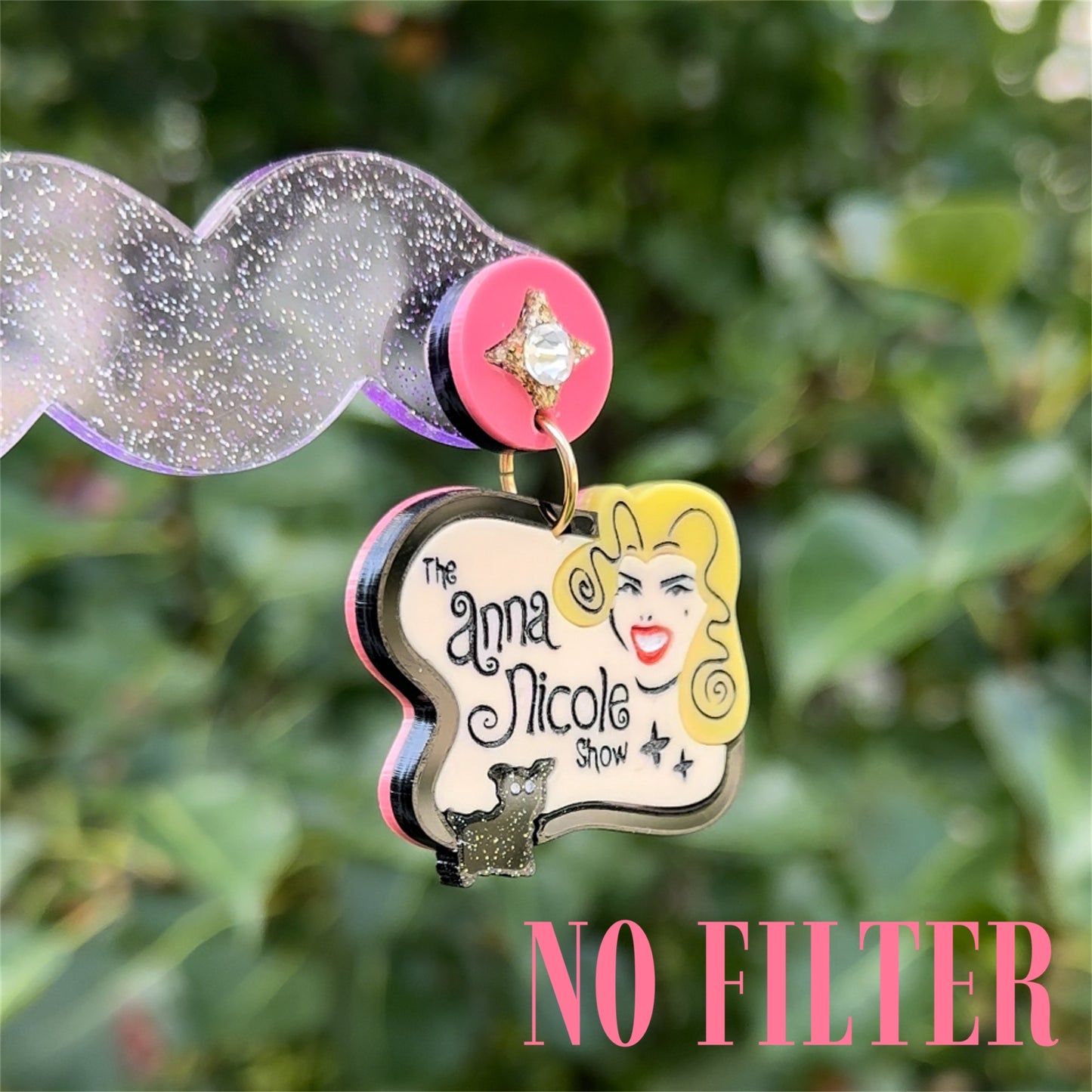 Anna Nicole Show Acrylic Earrings