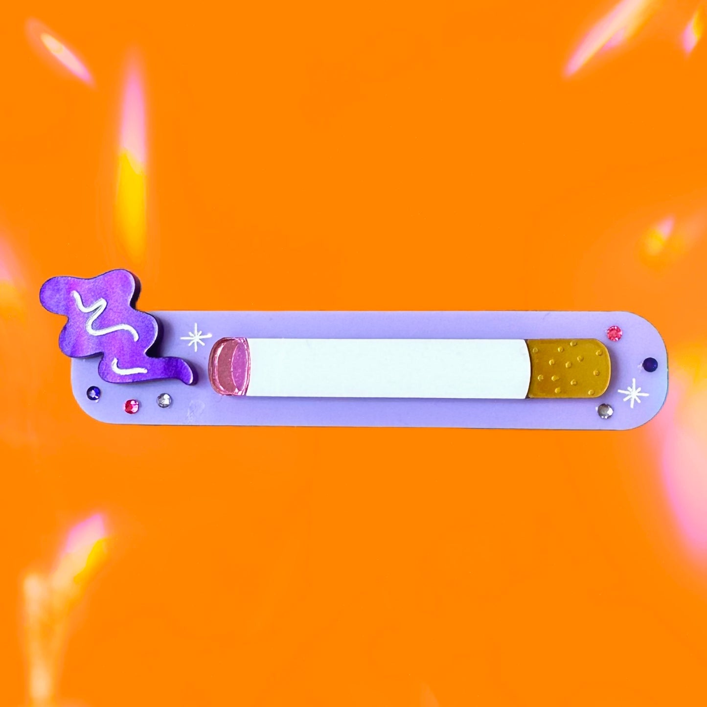 Cigarette Acrylic Hair Clip - Single
