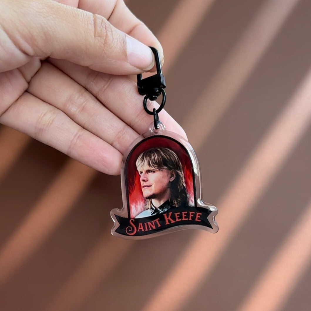 Saint Keefe Keychain