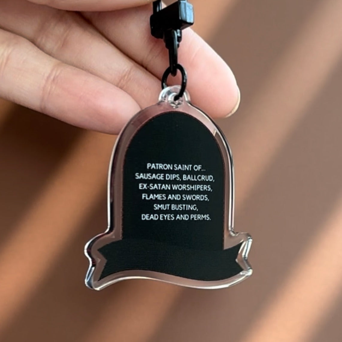 Saint Keefe Keychain