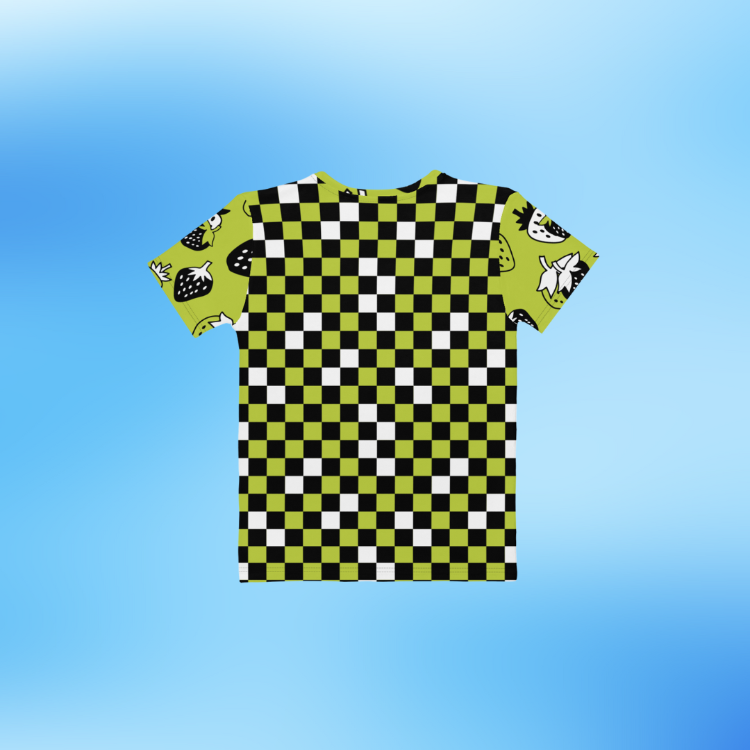 Strawberry Checkered T-Shirt