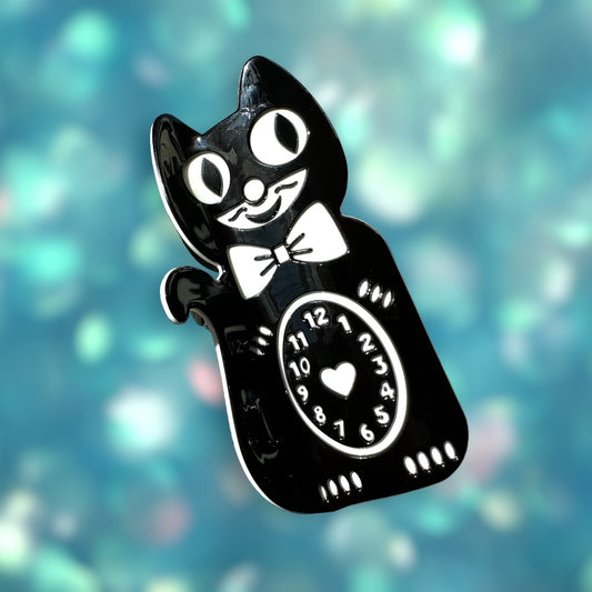 Kit Cat Clock Claw Clip