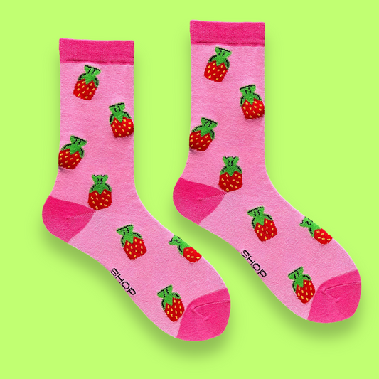 Strawberry Candy Socks