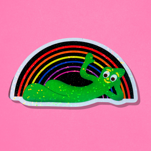 Rainbow Gumby Sticker