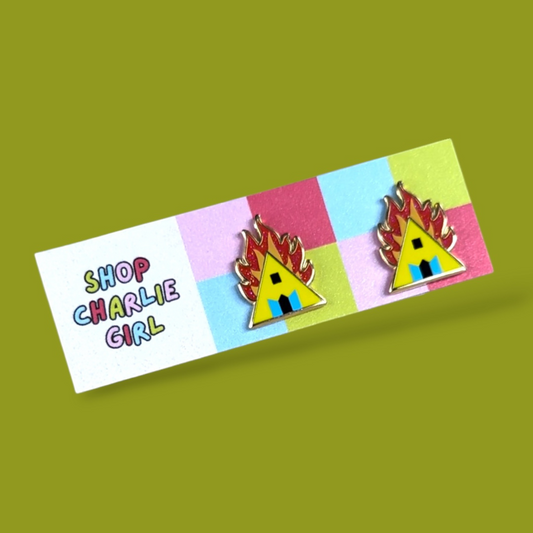 Midsommar Fanart Stud Earrings