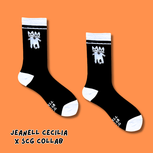 Jeanell Cecilia Collab Cat Socks