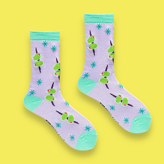 Martini Olive Socks