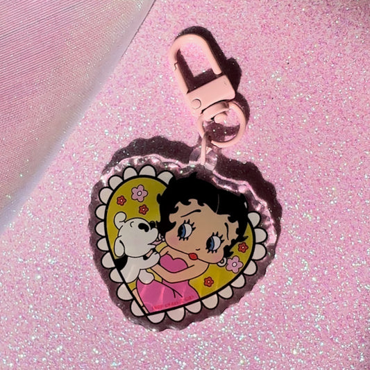 Betty Boop Fan Art Keychain