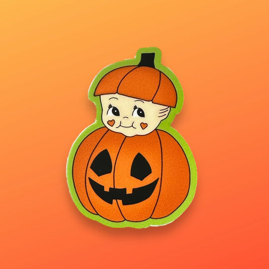 Pumpkin Kewpie Sticker