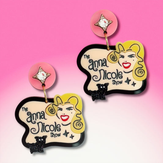 Anna Nicole Show Acrylic Earrings