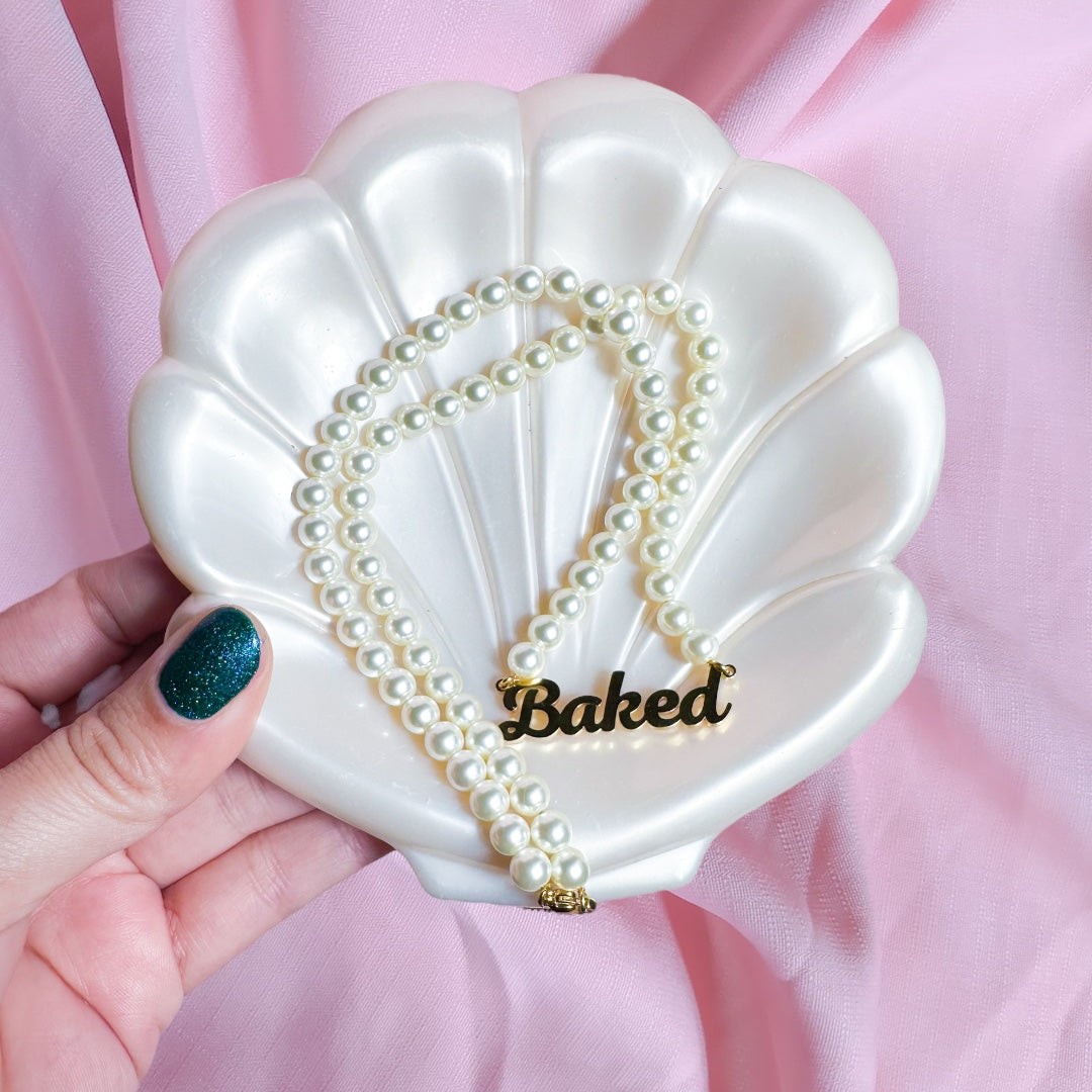 Baked Pearl Necklace