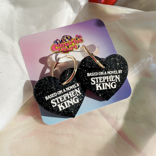 Stephen King Acrylic Earring