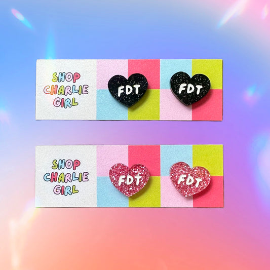 FDT Acrylic Stud Earrings - Choose Color