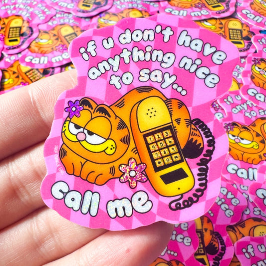 Call Me! Sticker