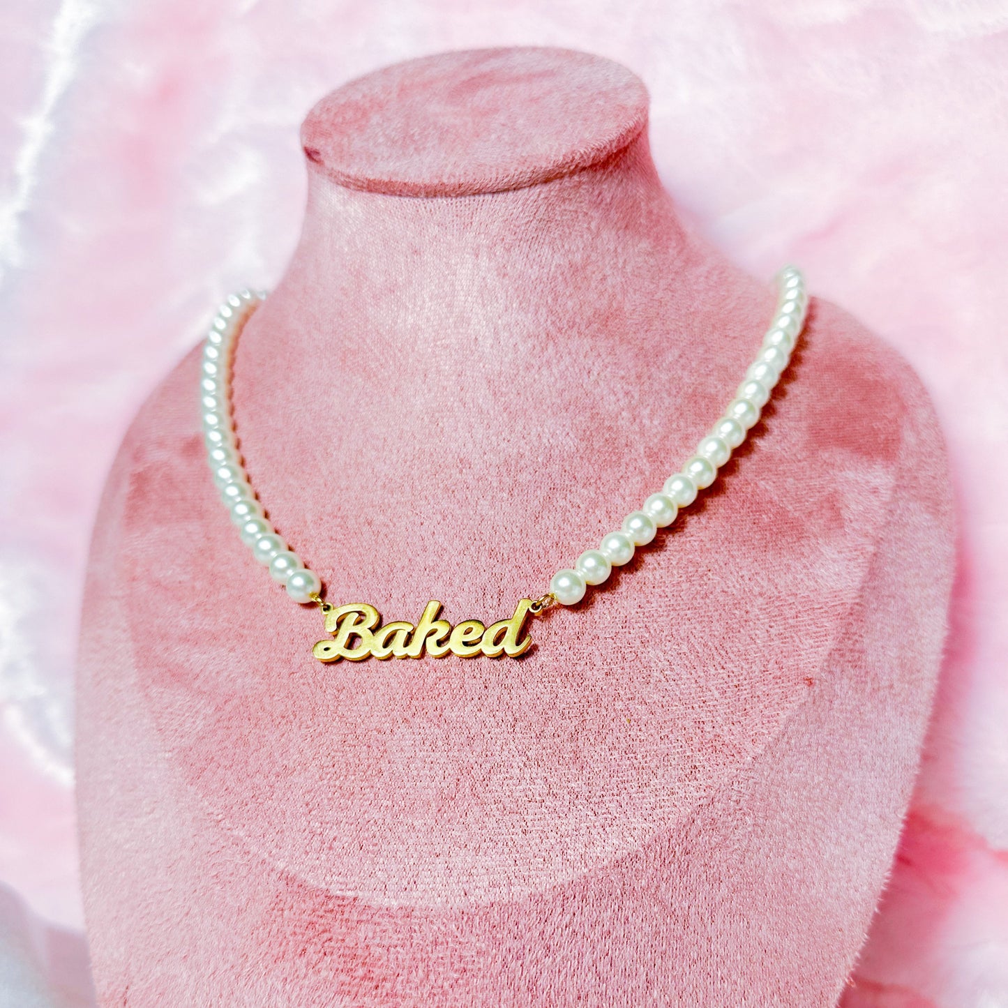 Baked Pearl Necklace