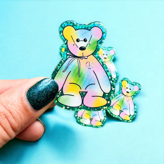 Peace Bear Sticker