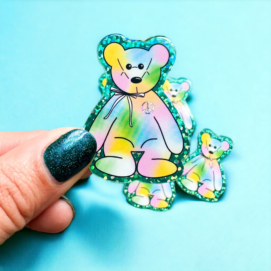 Peace Bear Sticker