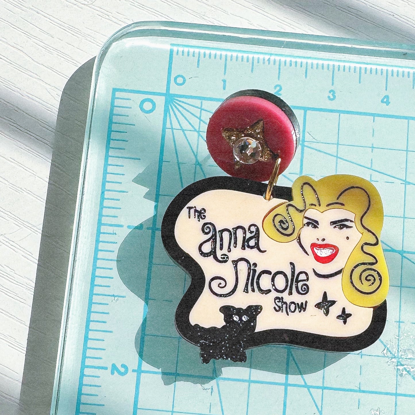 Anna Nicole Show Acrylic Earrings