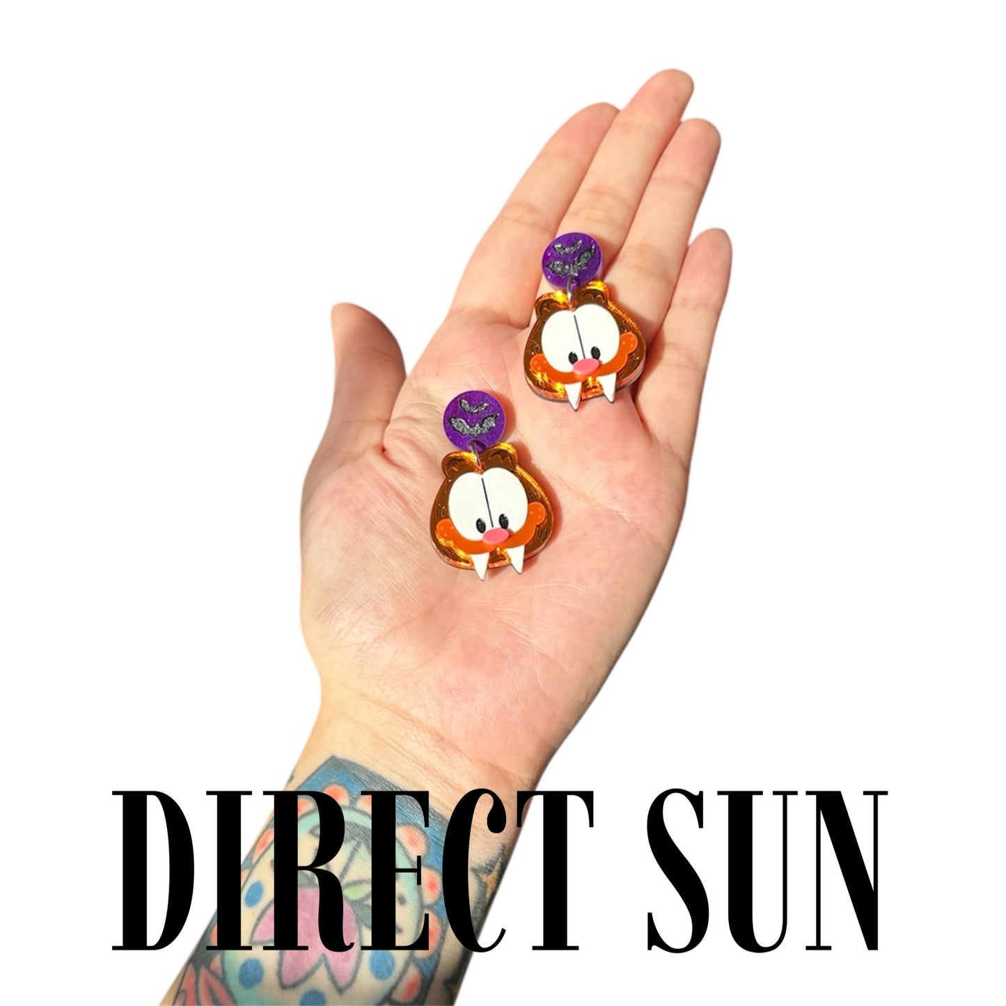 Vampire Garf Acrylic Earrings