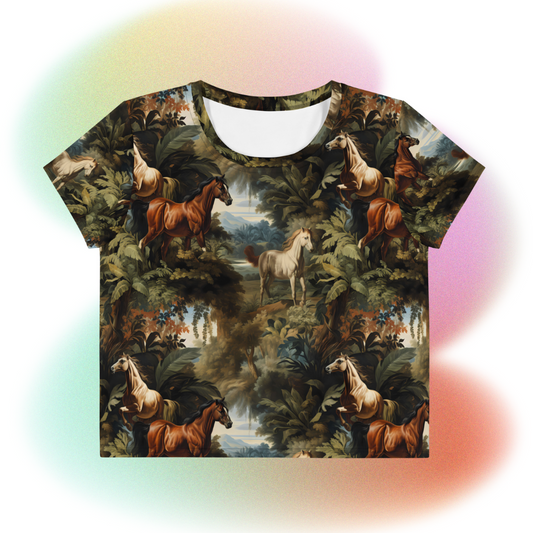 Horse Girl Crop Tee