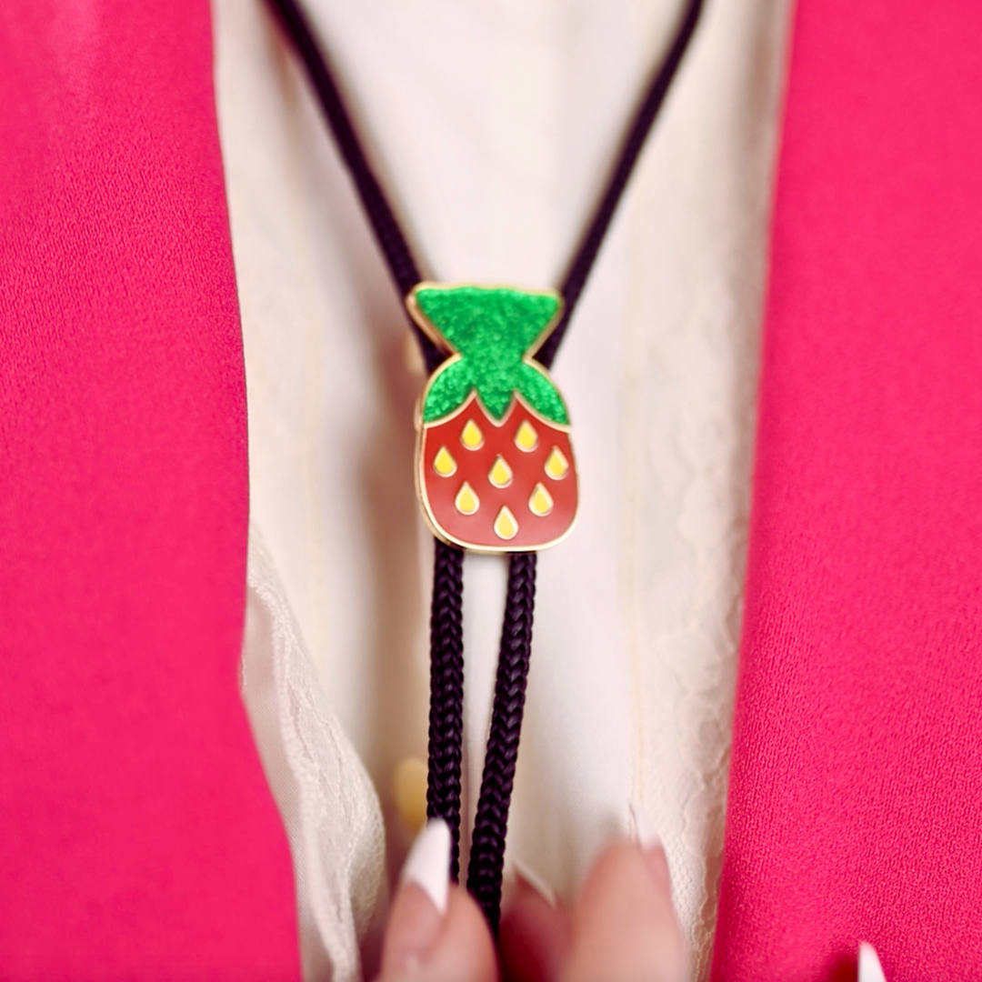 Strawberry Candy Bolo Tie